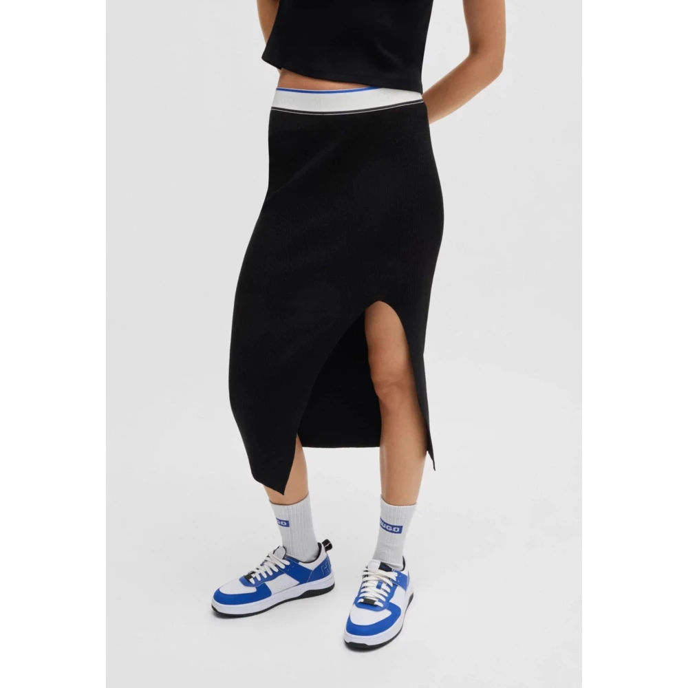 Hugo Boss Stijlvolle Saformie_B Rok Black Dames
