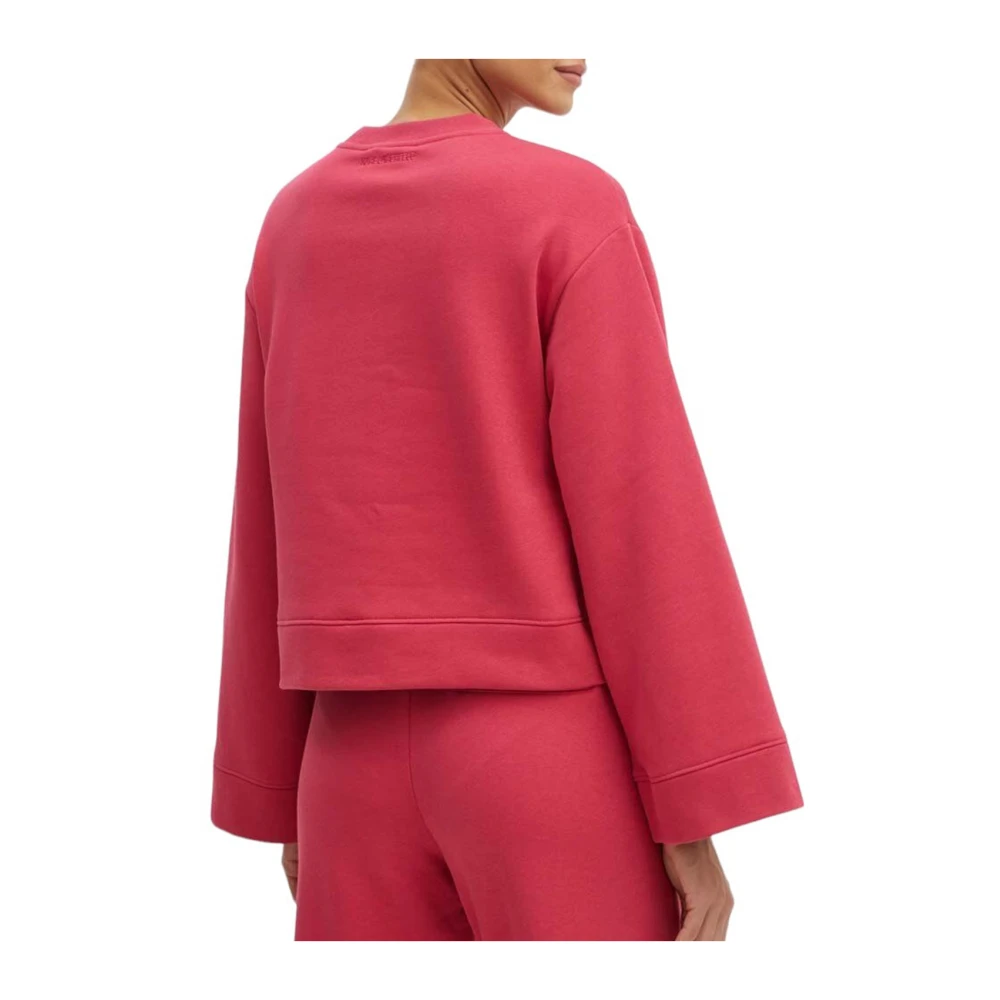 Karl Lagerfeld Rhinestone Sweatshirt 08k245w1800 Persian Red Dames