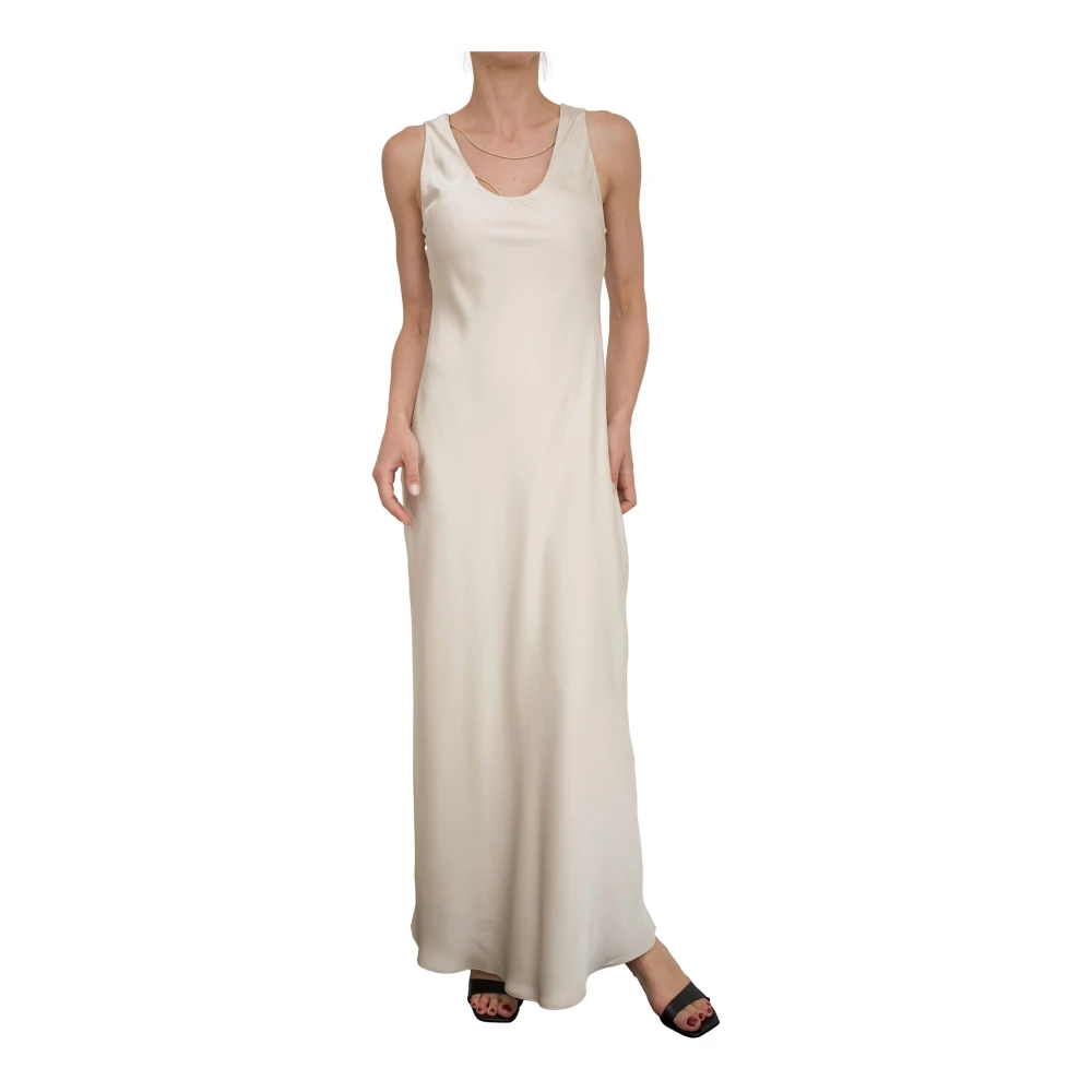 Kocca White Maxi Dresses, Female, Xs, Ivory Dress