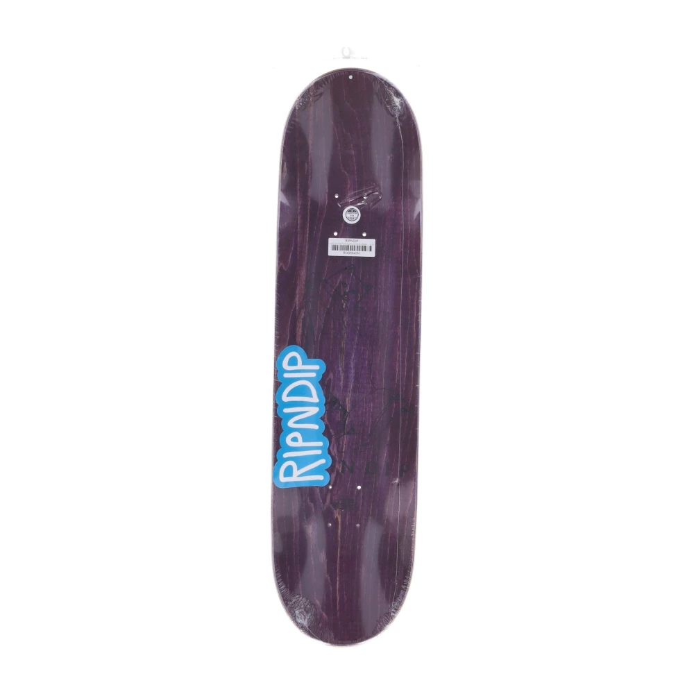 Ripndip Lord Nermal Grafisch Skateboard Deck Violet Purple Heren