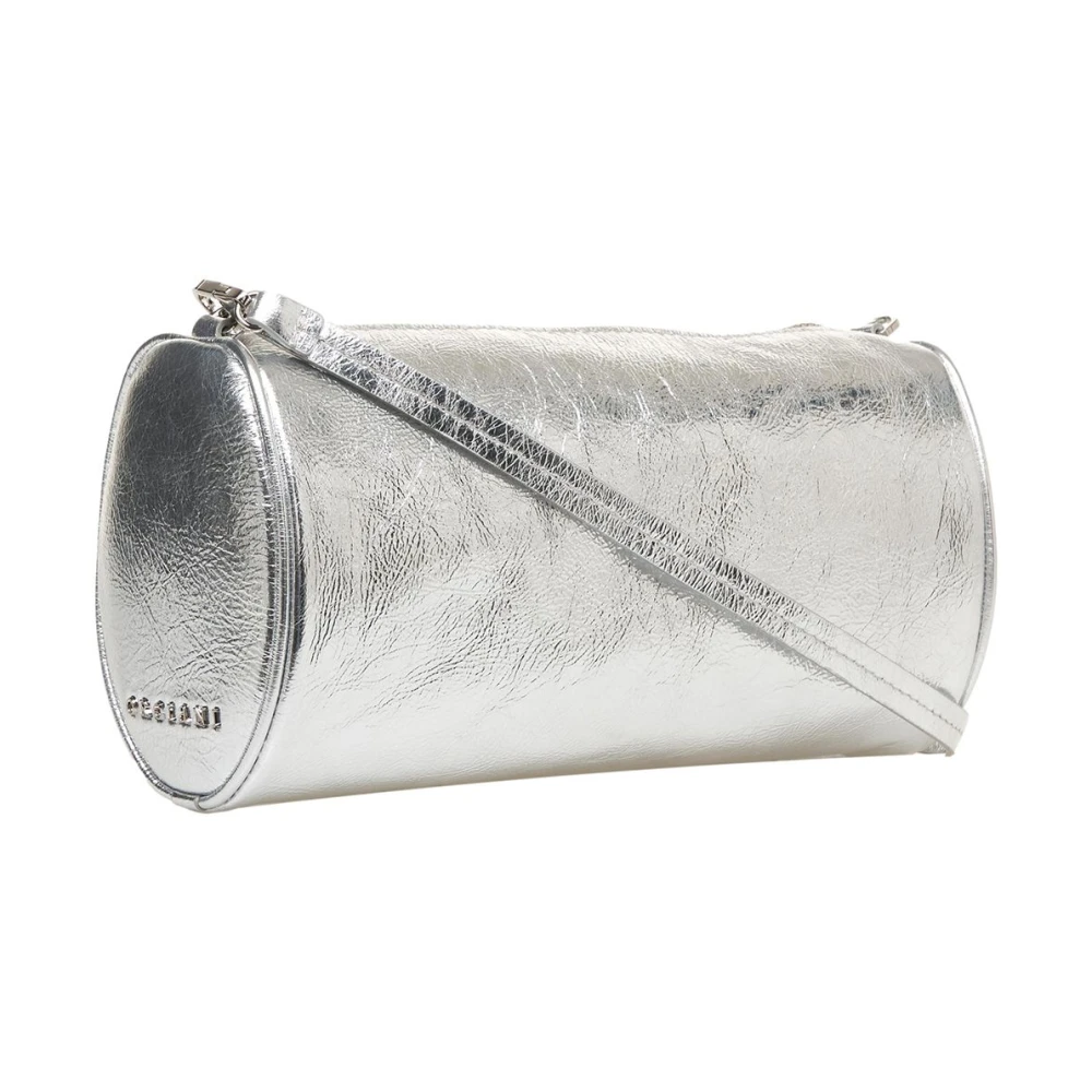 Orciani Zilveren Schoudertas Chic Stijl Gray Dames