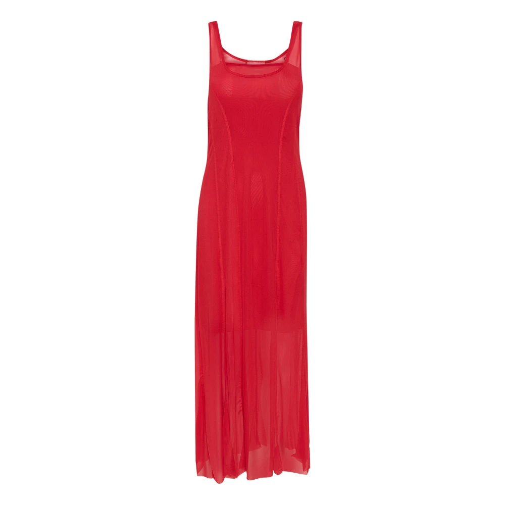 Gestuz Rode Maxi Jurk Messigz Haute Red Dames