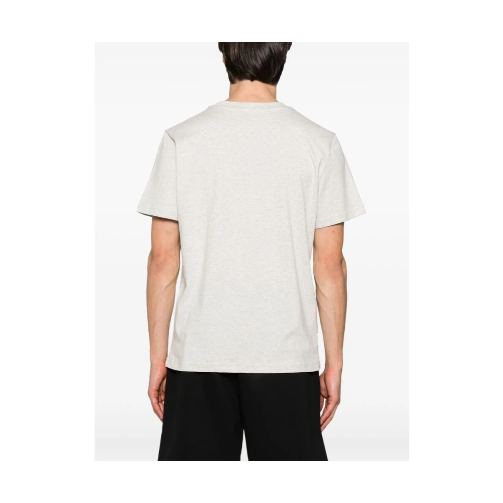 A.p.c. Beige Crew Neck T-shirt White Heren