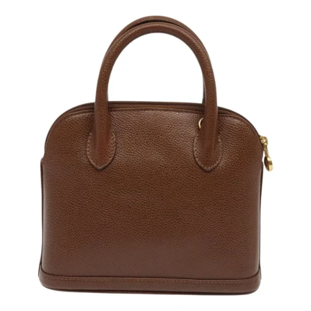 Burberry Vintage Pre-owned Leather handbags Brown Dames