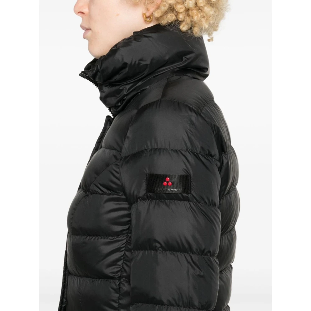 Peuterey Zwarte Gewatteerde Donsjas Black Dames