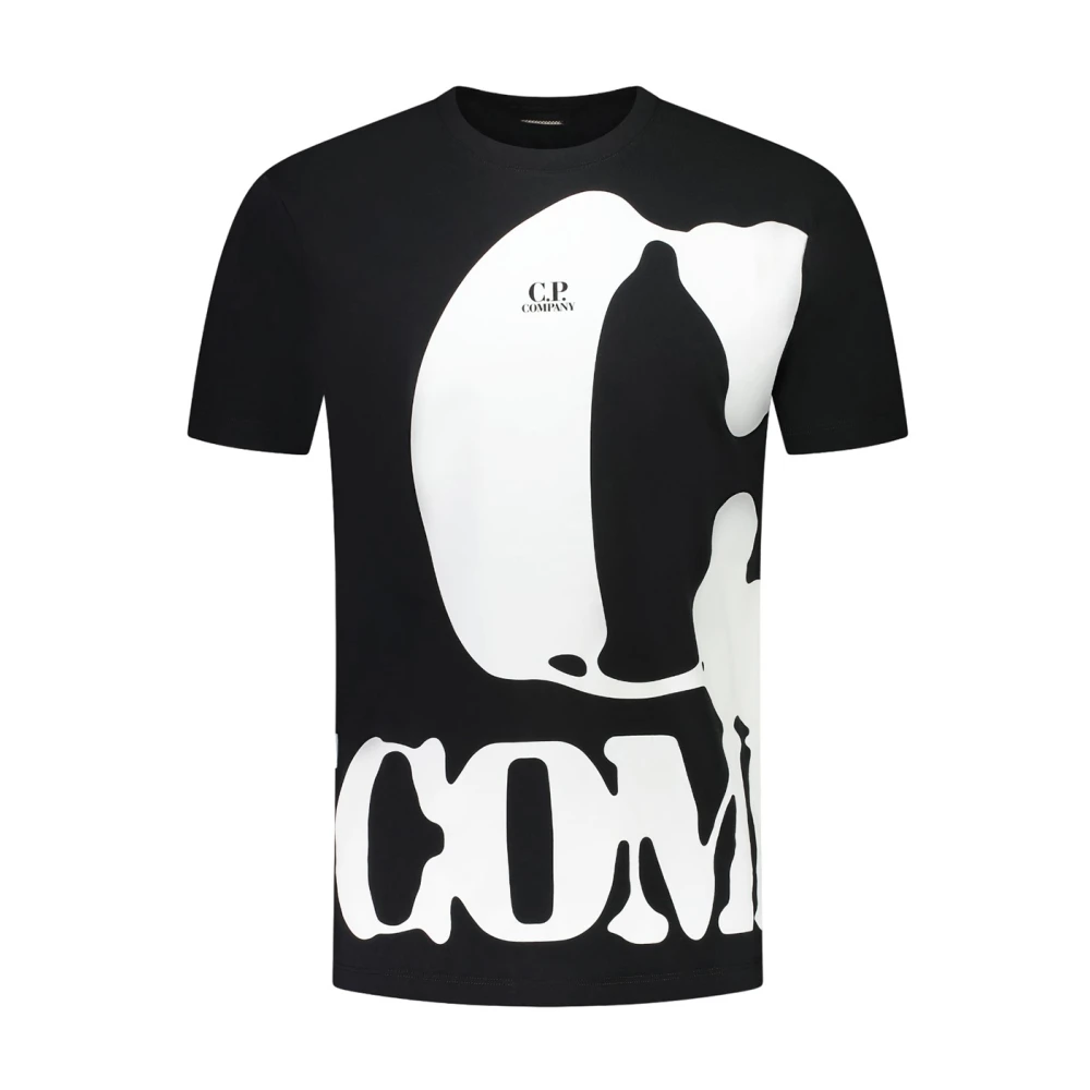 C.P. Company Korte Mouw T-Shirt Comfort Stijl Black Heren