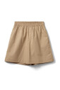 casual-camel-shorts-with-elastic-waist