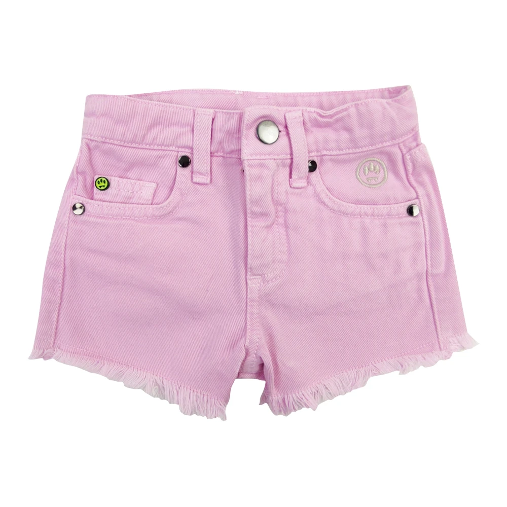 Barrow Pink Shorts, Female, 6 Y, Denim Shorts