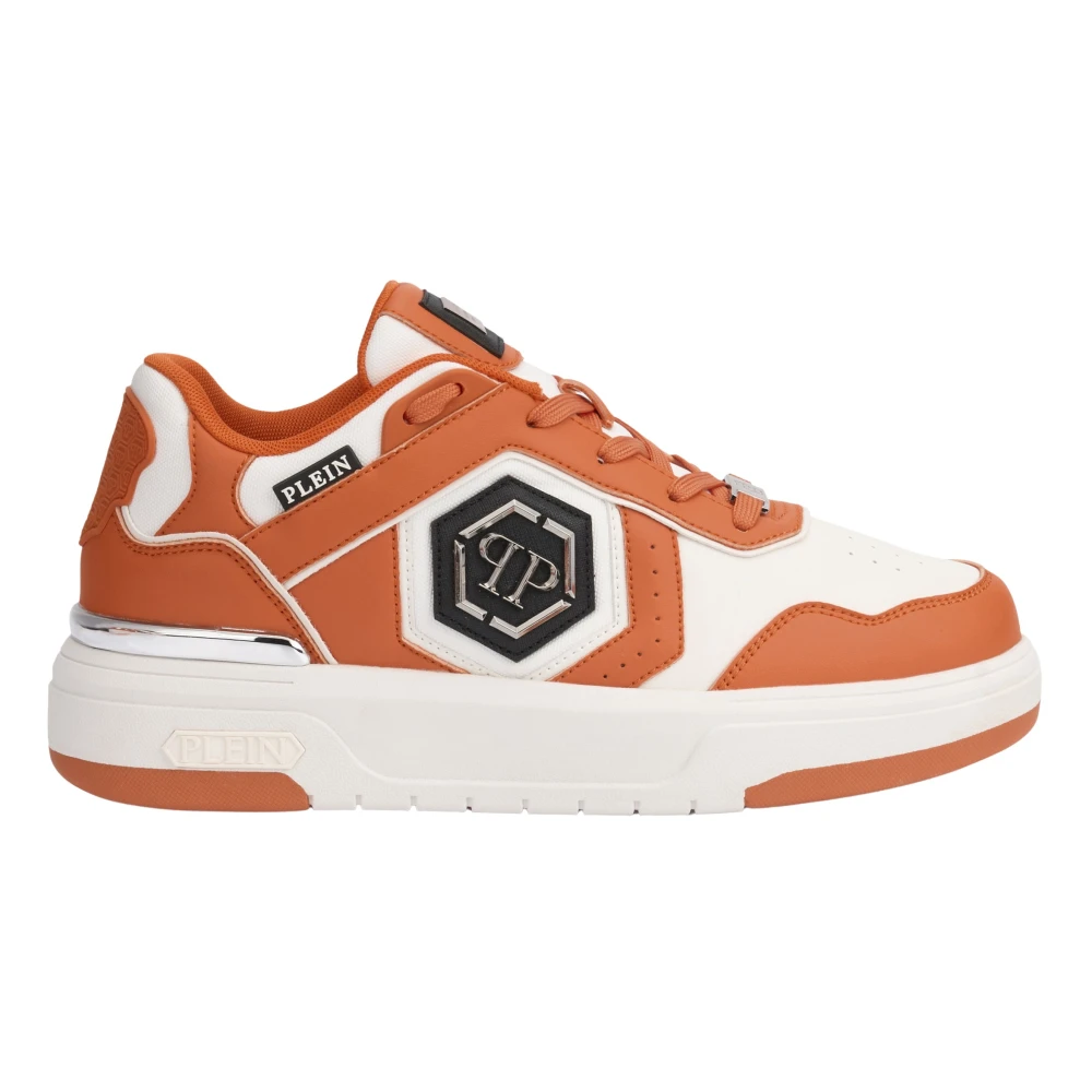 Philipp Plein Low-Top Sneakers Sk8R unisex Schoenen Oranje