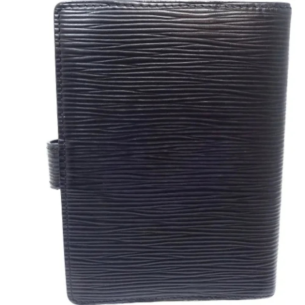 Louis Vuitton Vintage Pre-owned Leather home-office Black Dames