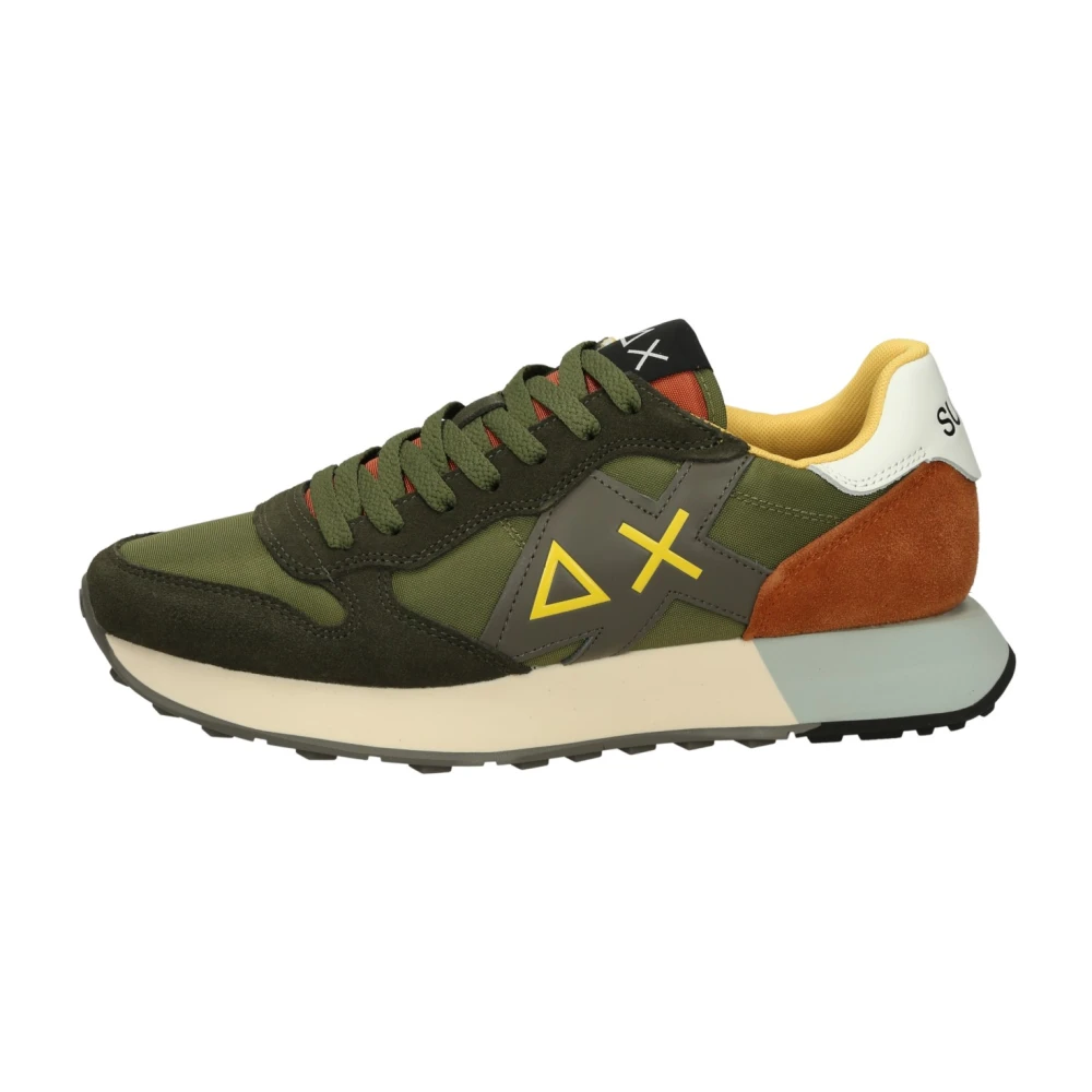 Sun68 Green Sneakers, Male, 7 Uk, Jaki 2.0 Solid