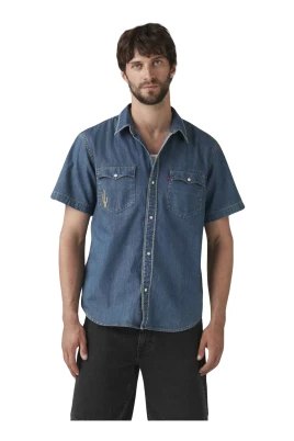 SS Relaxed Fit Western Shirt