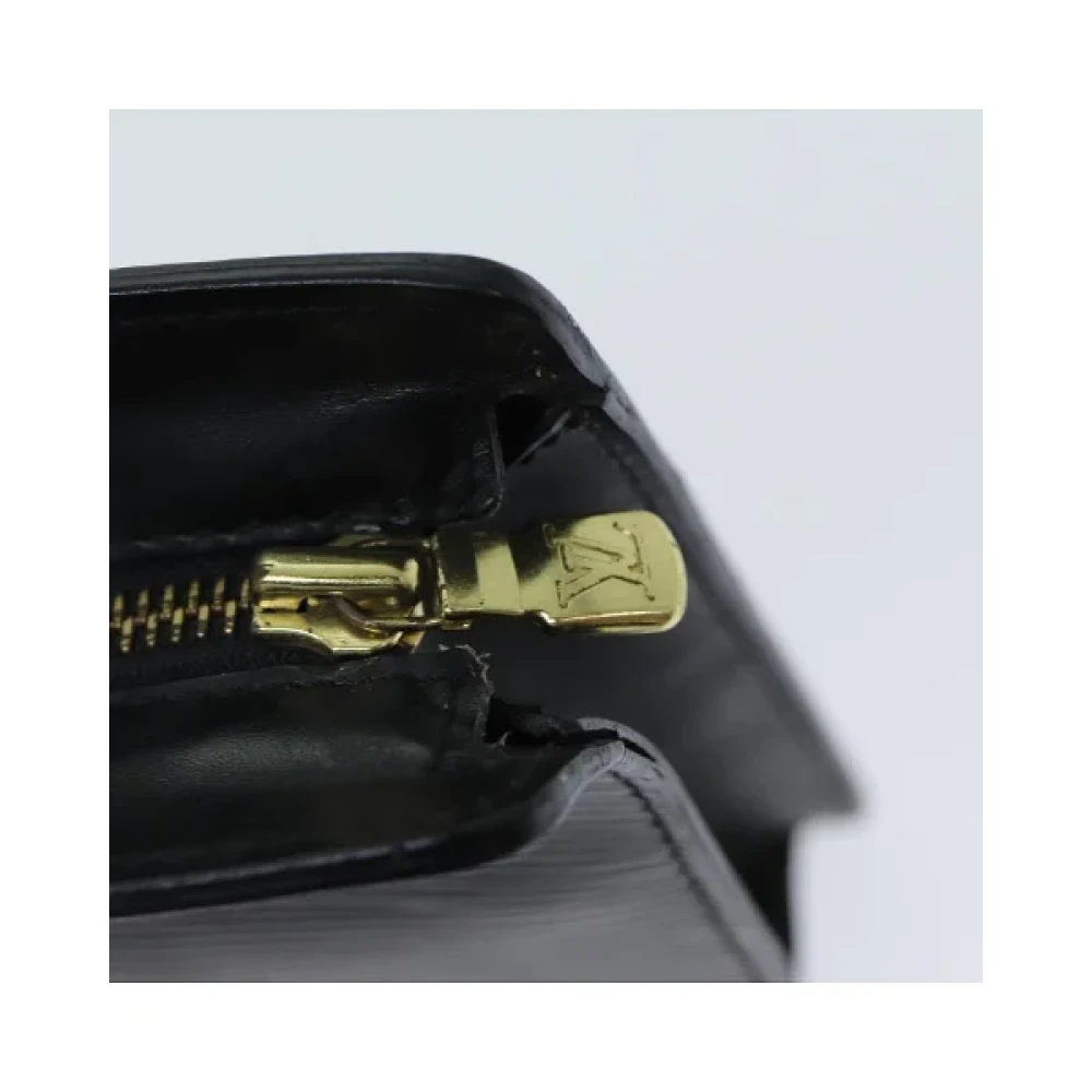 Louis Vuitton Vintage Pre-owned Leather clutches Black Dames