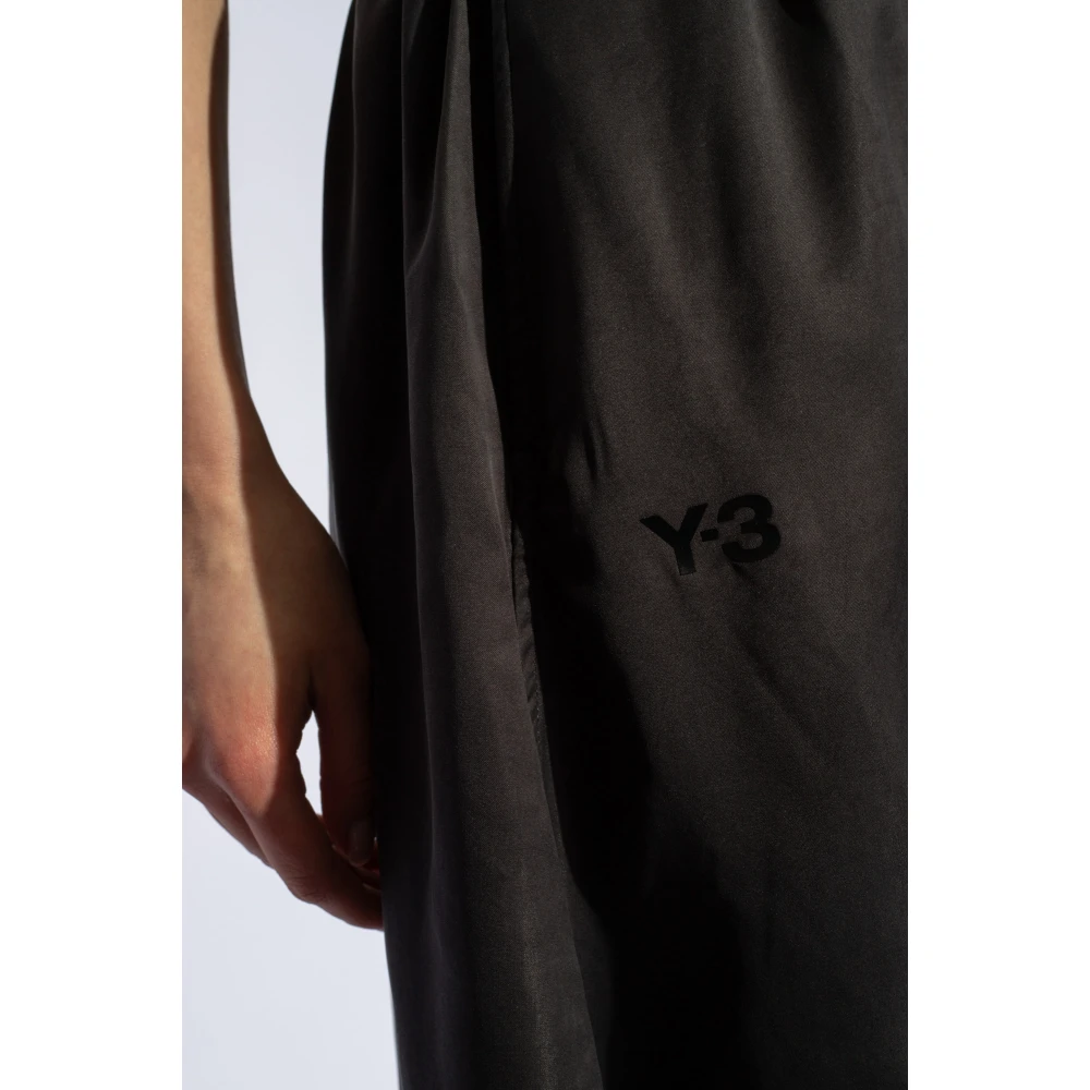 Y-3 Rok met logo Black Dames