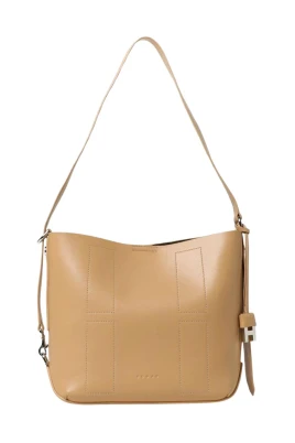 Brun läder crossbodyväska