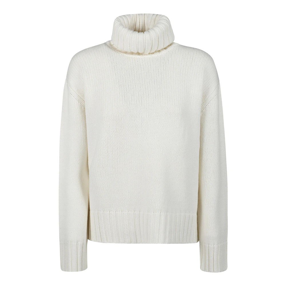 Fabiana Filippi Gezellig Gebreide Turtle Neck Sweater Beige Dames