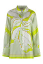 chemise-en-soie-imprimee-multicolore