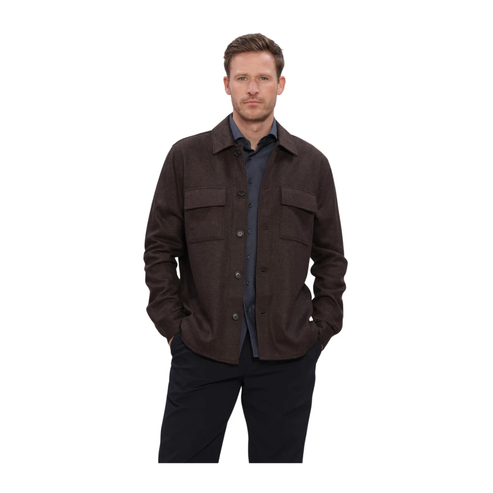 Profuomo Peached Flap Pocket Overshirt - Bild 4