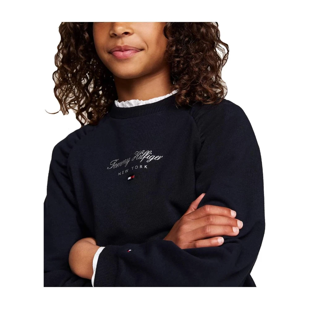 Tommy Hilfiger Navy NYC Foil Sweatshirt Blue Dames