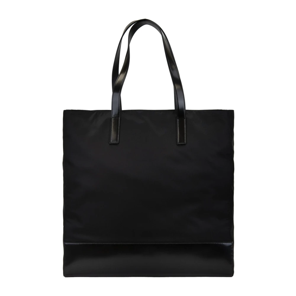Prada Stijlvolle schoudertas voor dames met rits Black Dames