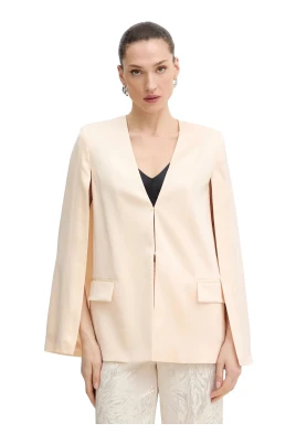 Satin Cape Blazer