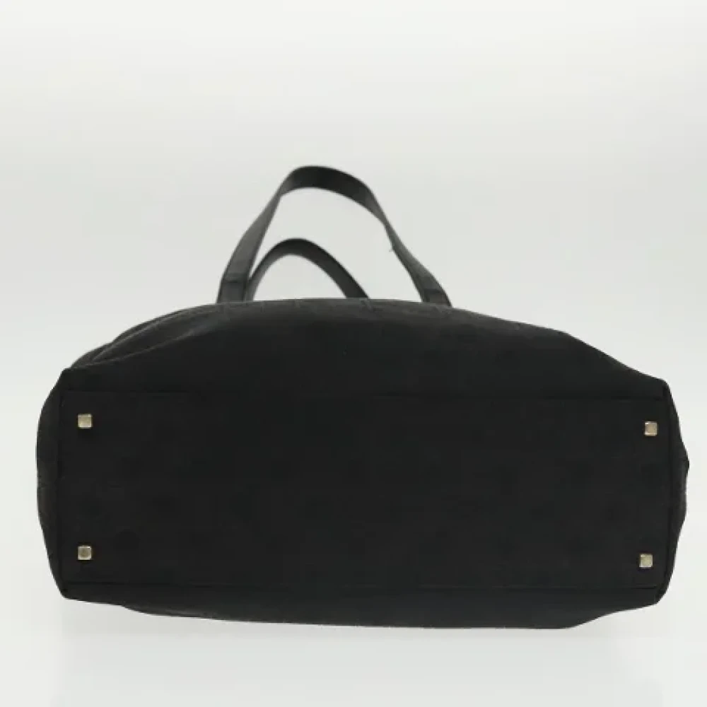 Salvatore Ferragamo Pre-owned Canvas handbags Black Dames