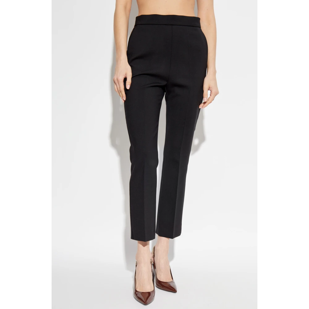 Max Mara Geplooide broek Nepeta Black Dames