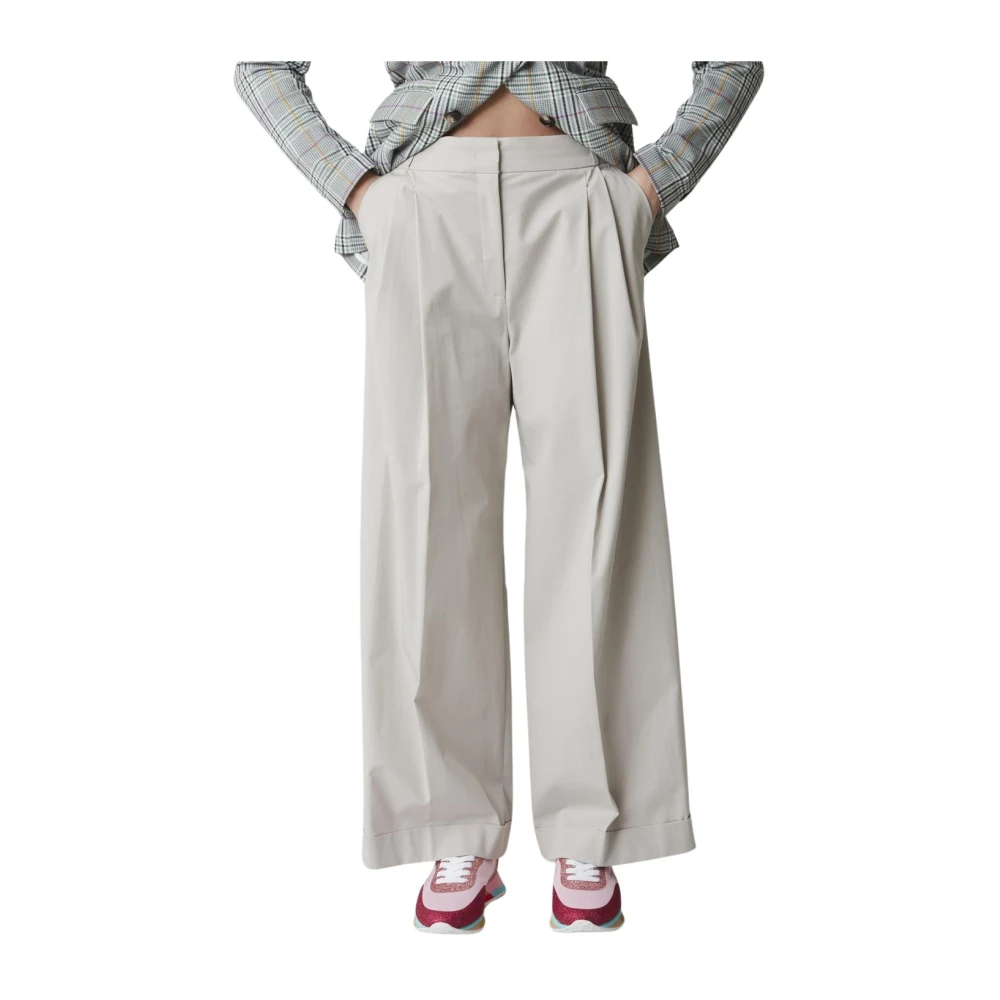Via Masini 80 Stijlvolle Herenbroek Gray Dames