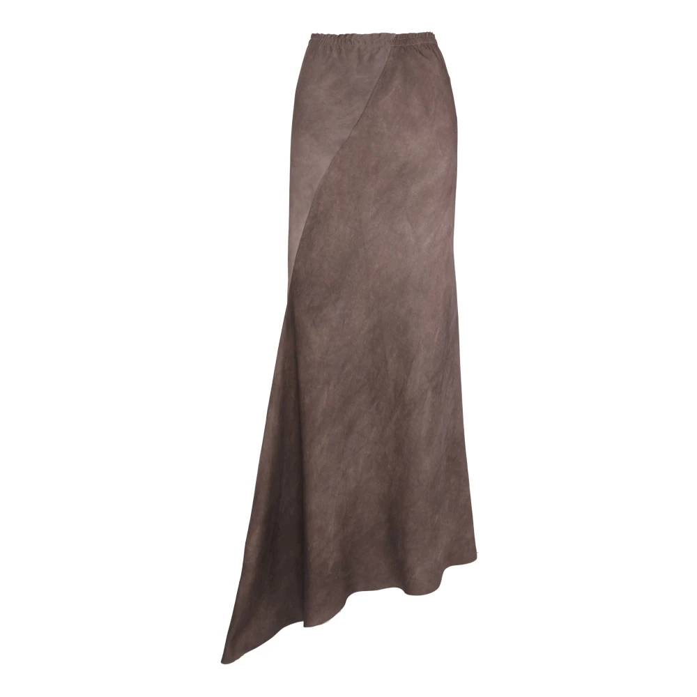 Cortana Opalo asymmetrische rok cacao geverfd Brown Dames
