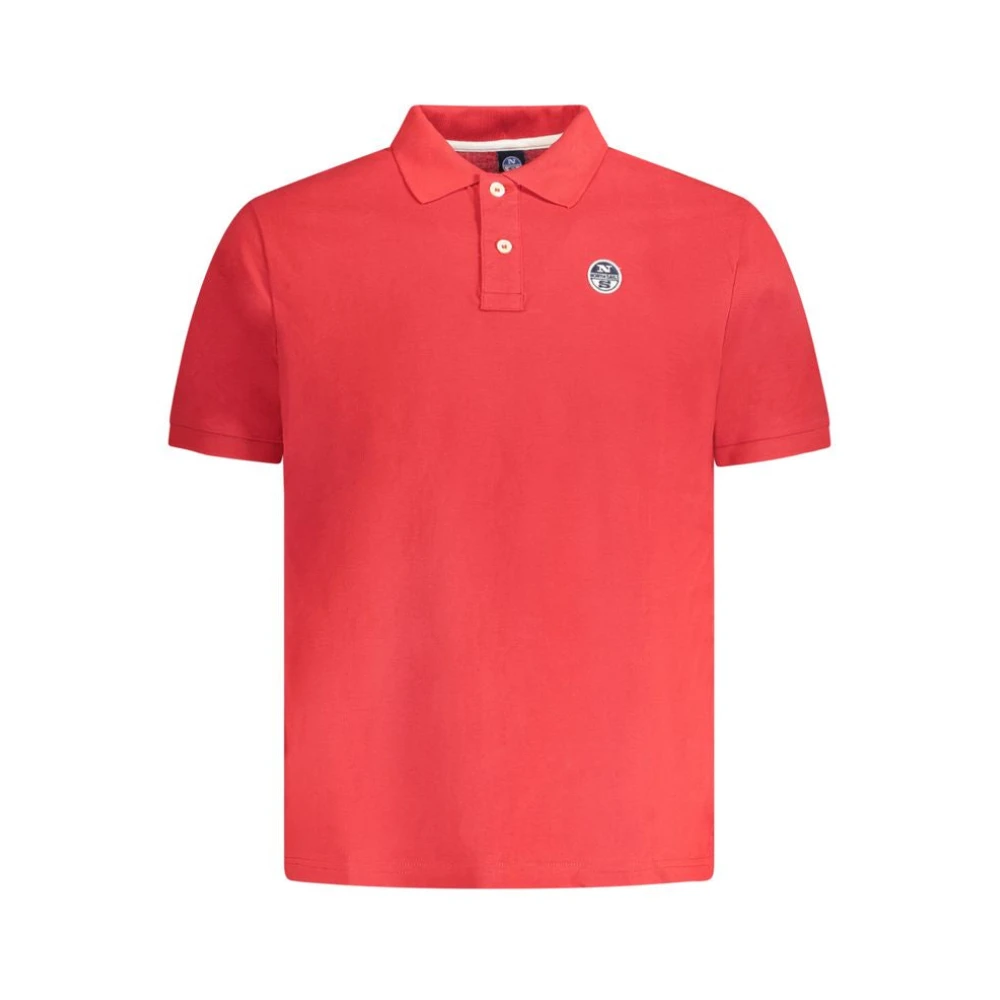 North Sails Men's Red Cotton Polo Shirt