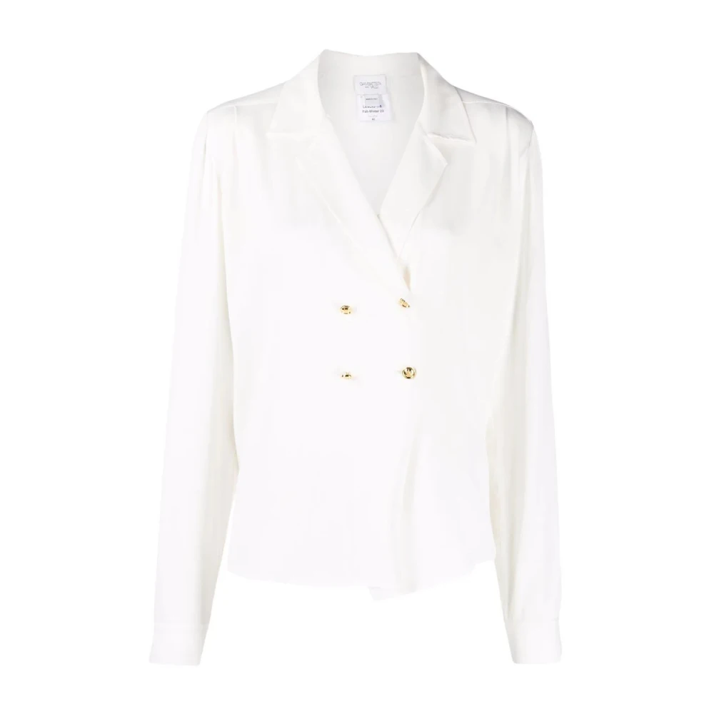 Giambattista Valli Ivoor Blouse voor Vrouwen White Dames