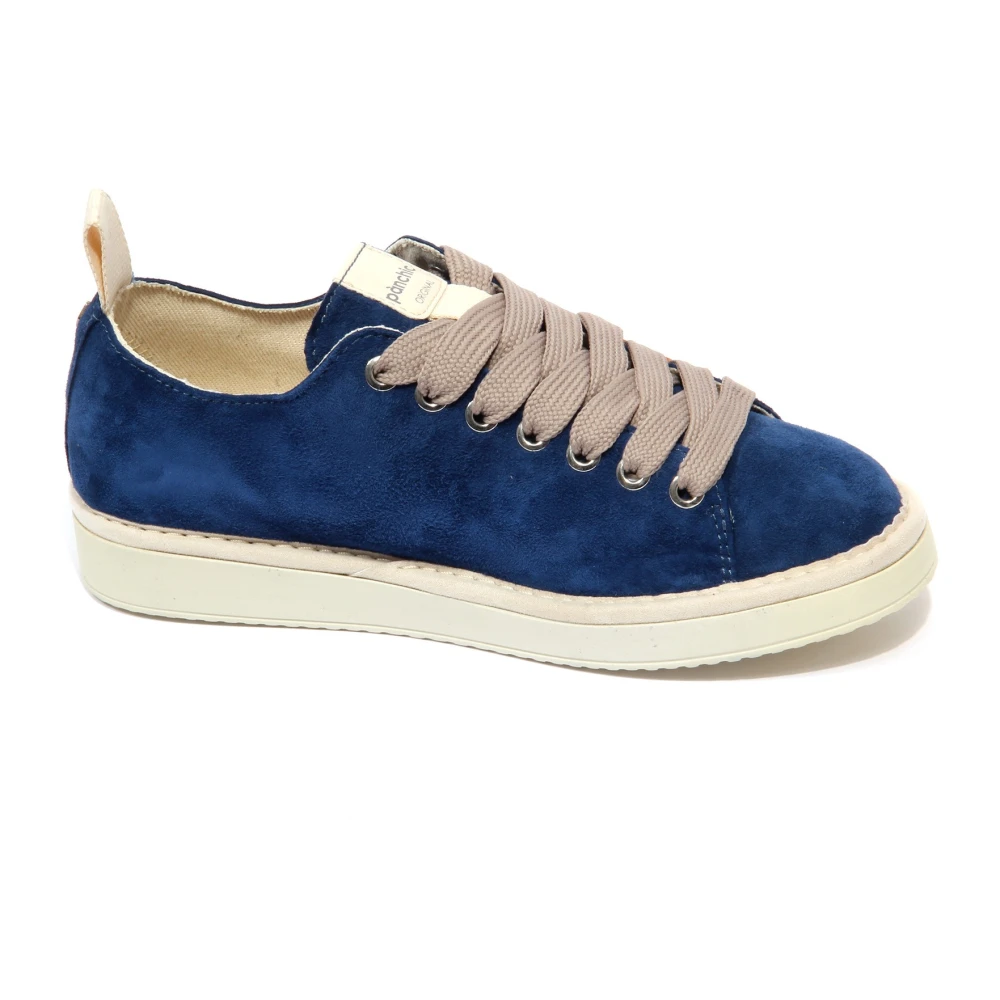 Panchic Suède Schoenen Model Dames Schoenen Blauw