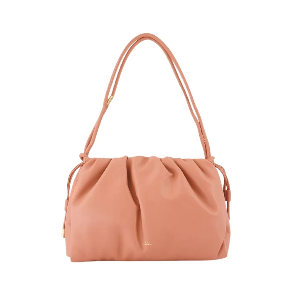 A.p.c. Women's Pink Ninon Shoulder Bag Synthetic Material