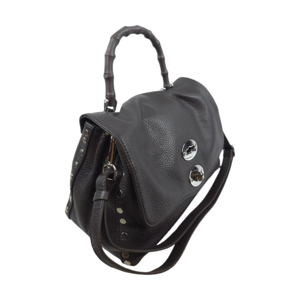 Zanellato Bruin Leren Dagelijkse Kleine Tas Brown Dames