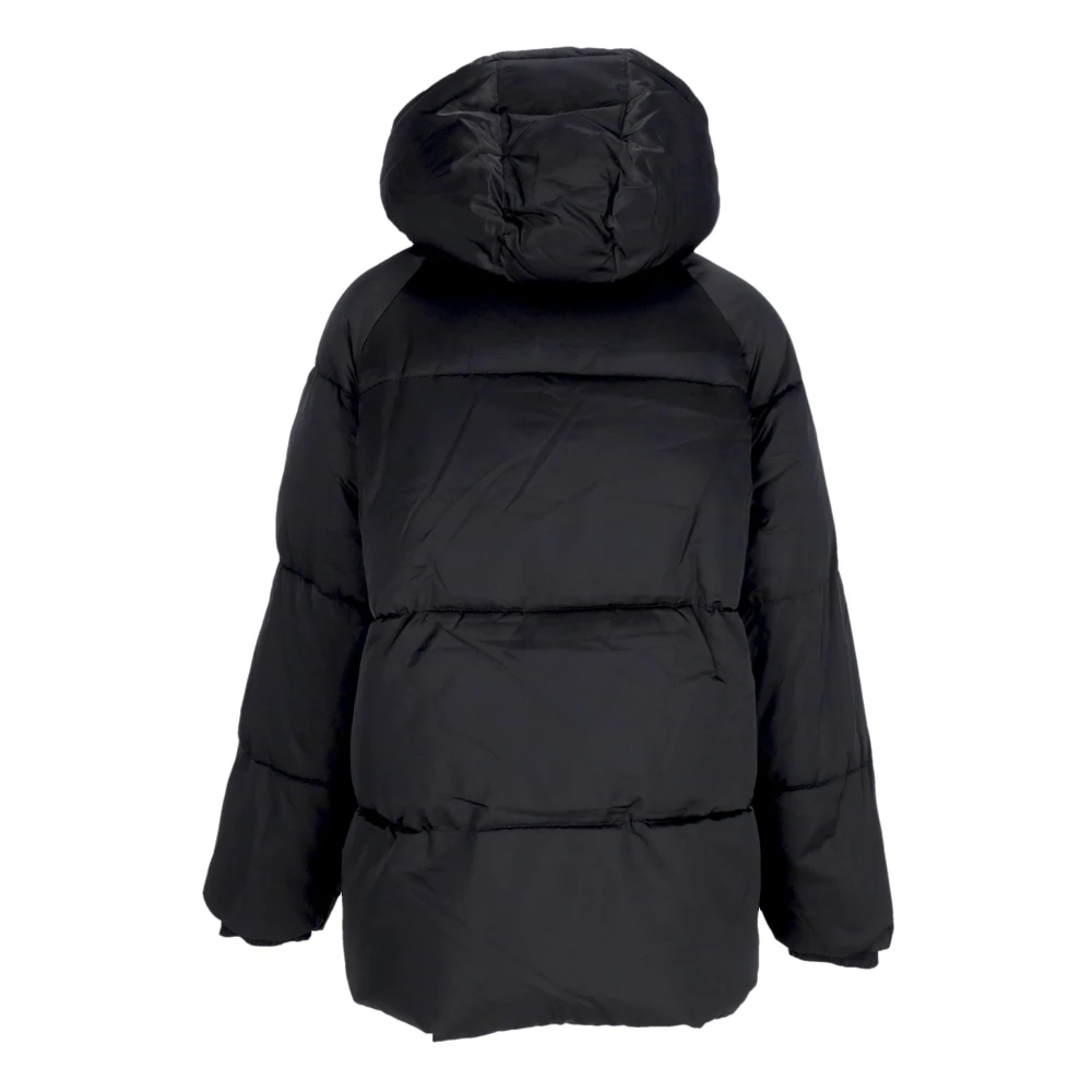 Karl Kani Dames Dons Pufferjas met Capuchon Black Dames