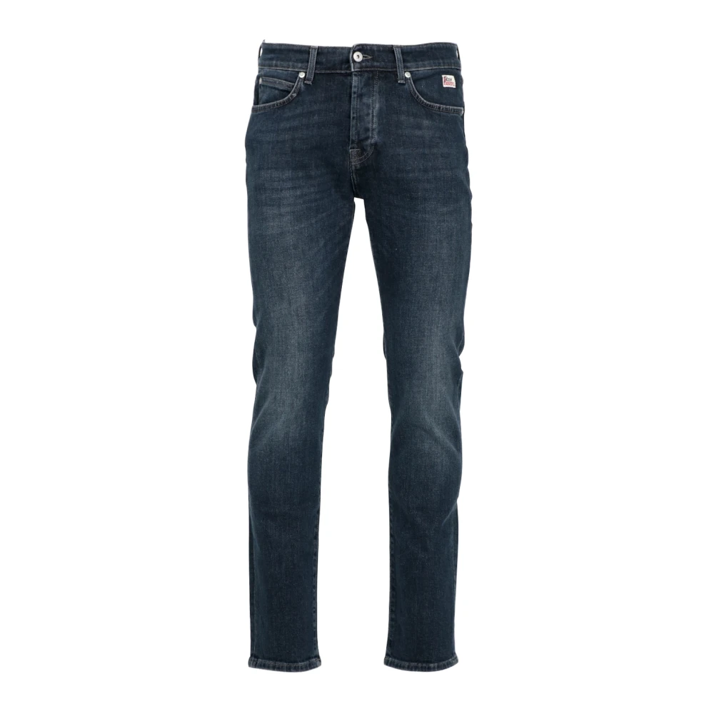 Roy Roger's Slim Fit Katoen Denim Jeans Blue Heren