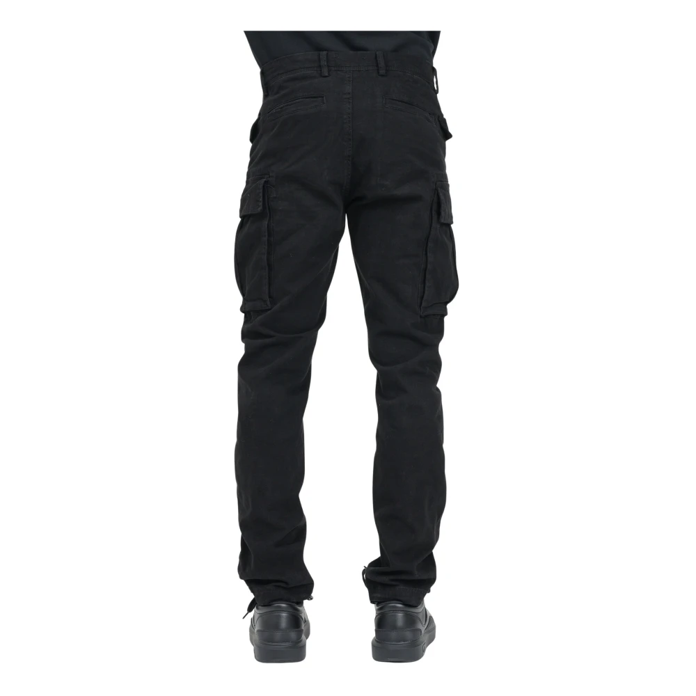 Lyle & Scott Cargo broek met meerdere zakken Black Heren