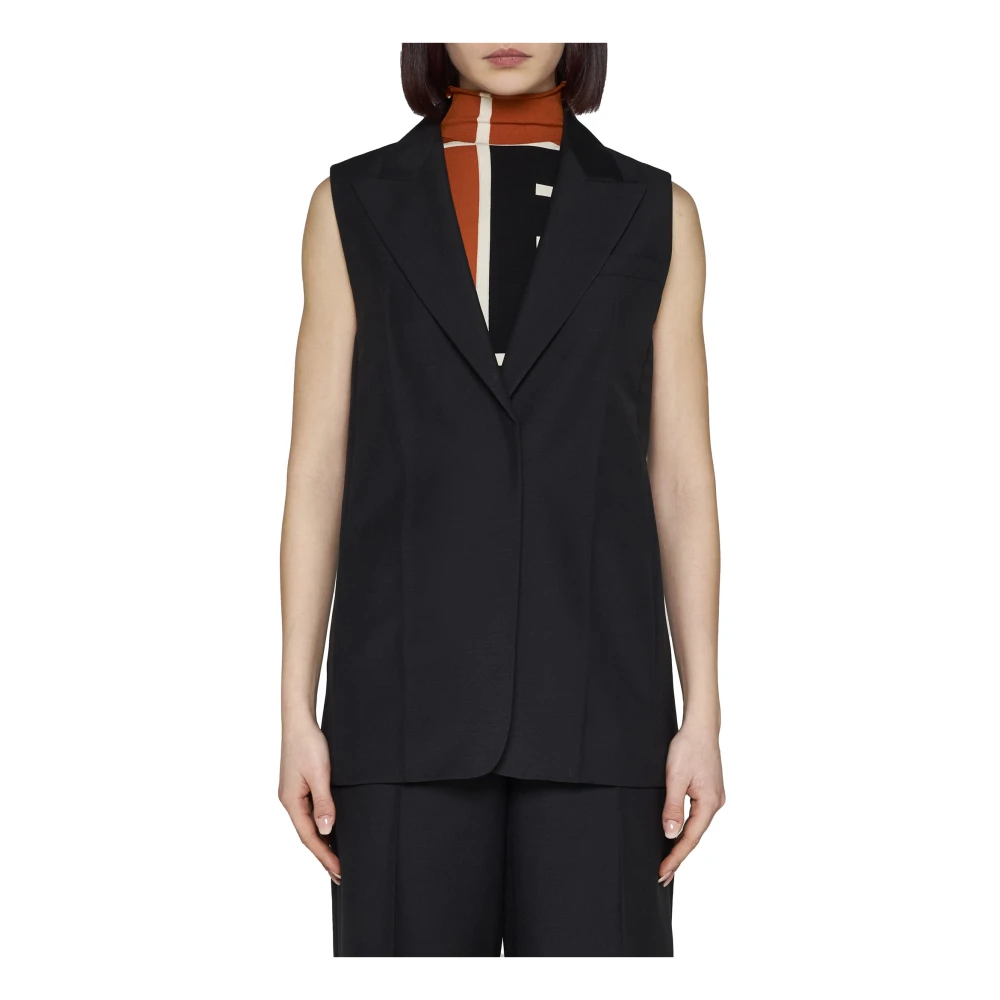 Fendi Zwarte Top Elegante Stijl Black Dames