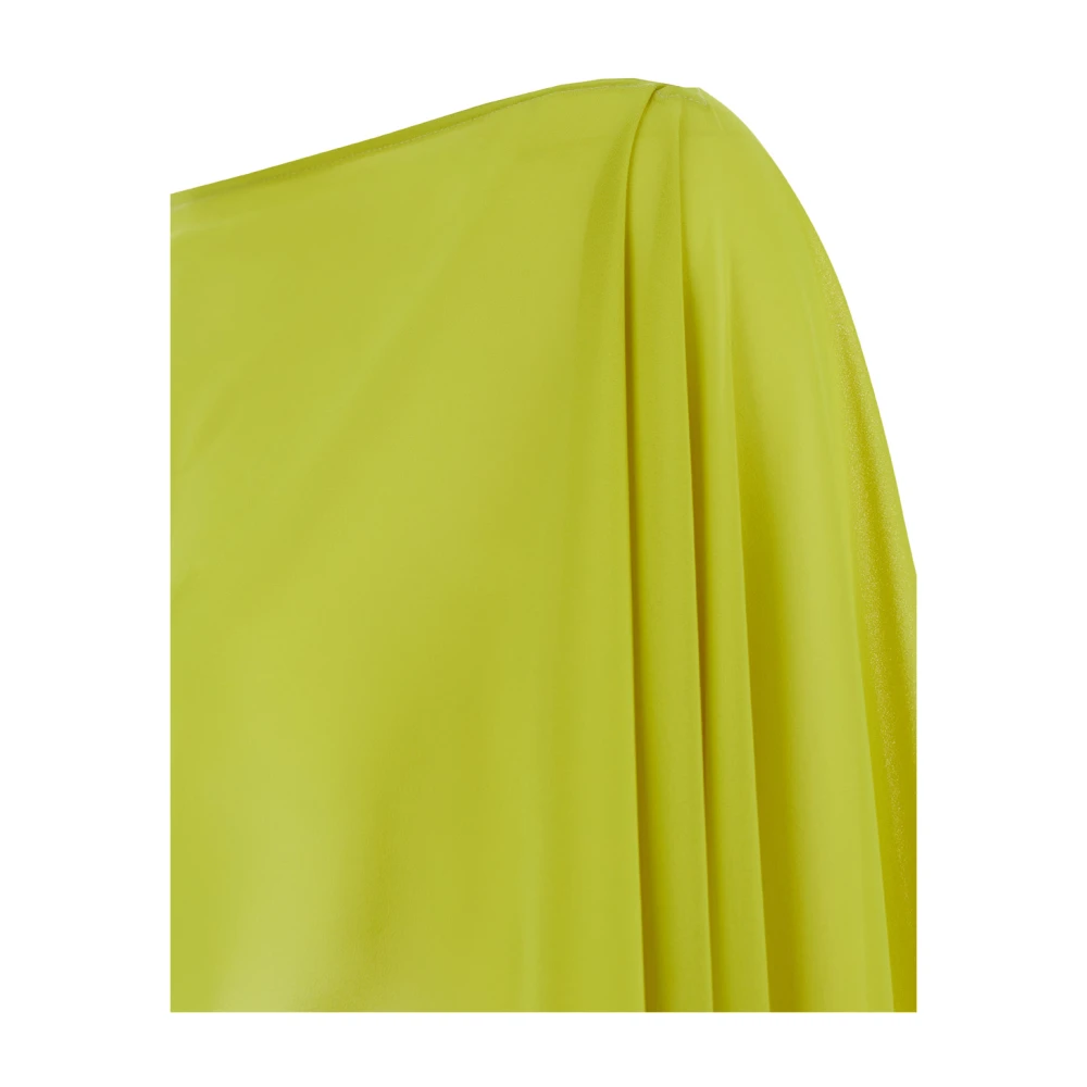 Plain Units Groene Doorschijnende Boothals Stola Green Dames