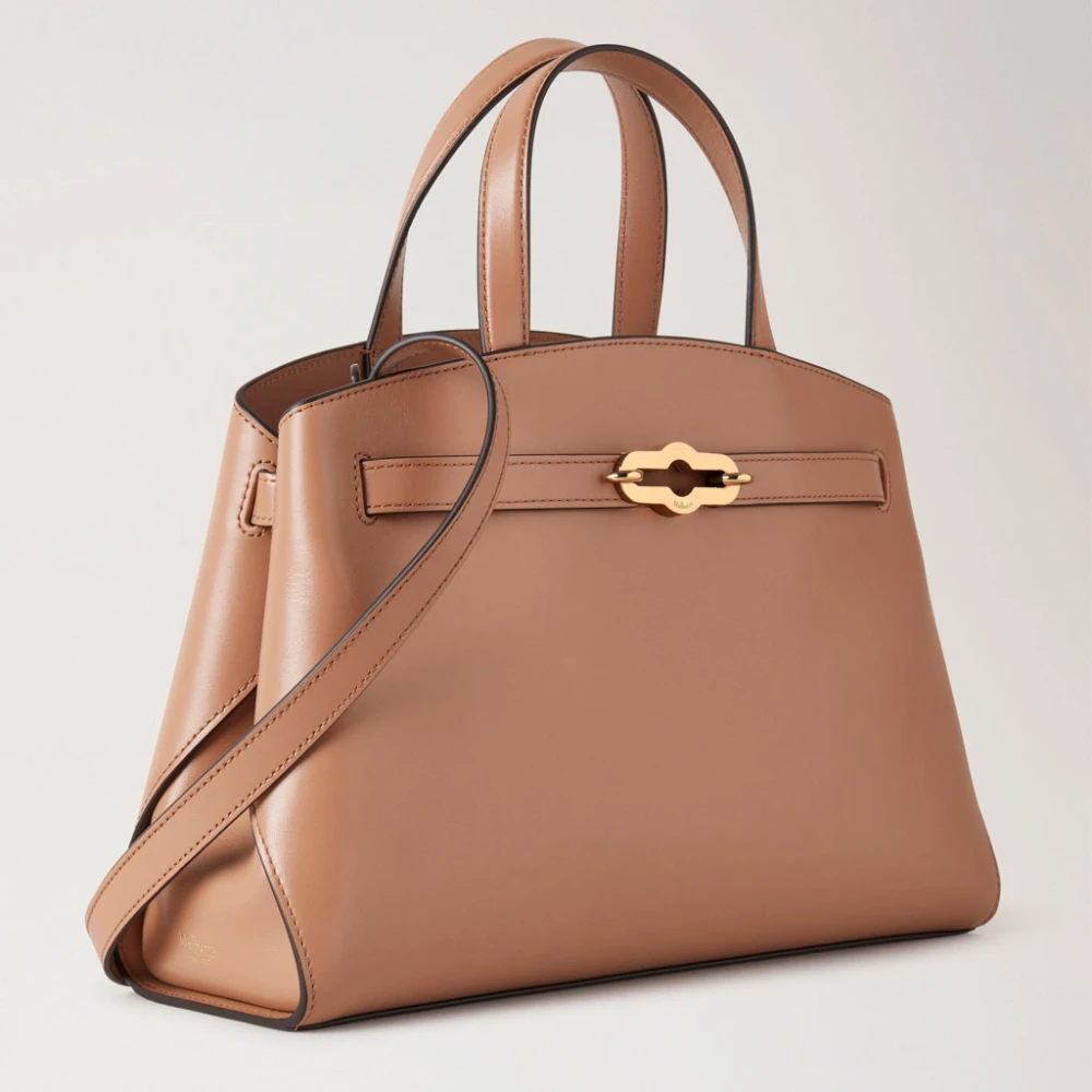 Mulberry Sable High Gloss Leren Tote Tas Brown Dames
