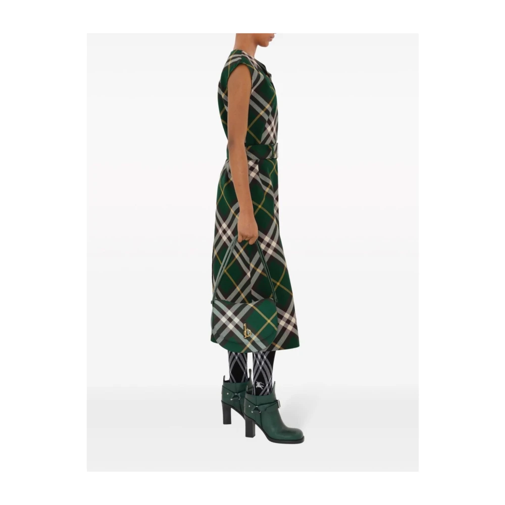Burberry Midi Dresses Green Dames