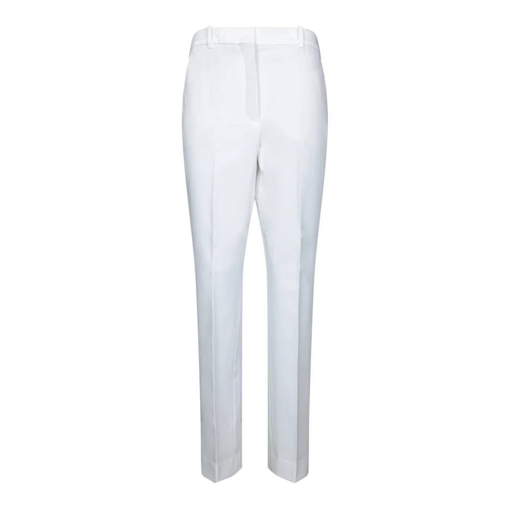 Incotex Women's White Straight-Leg Trousers