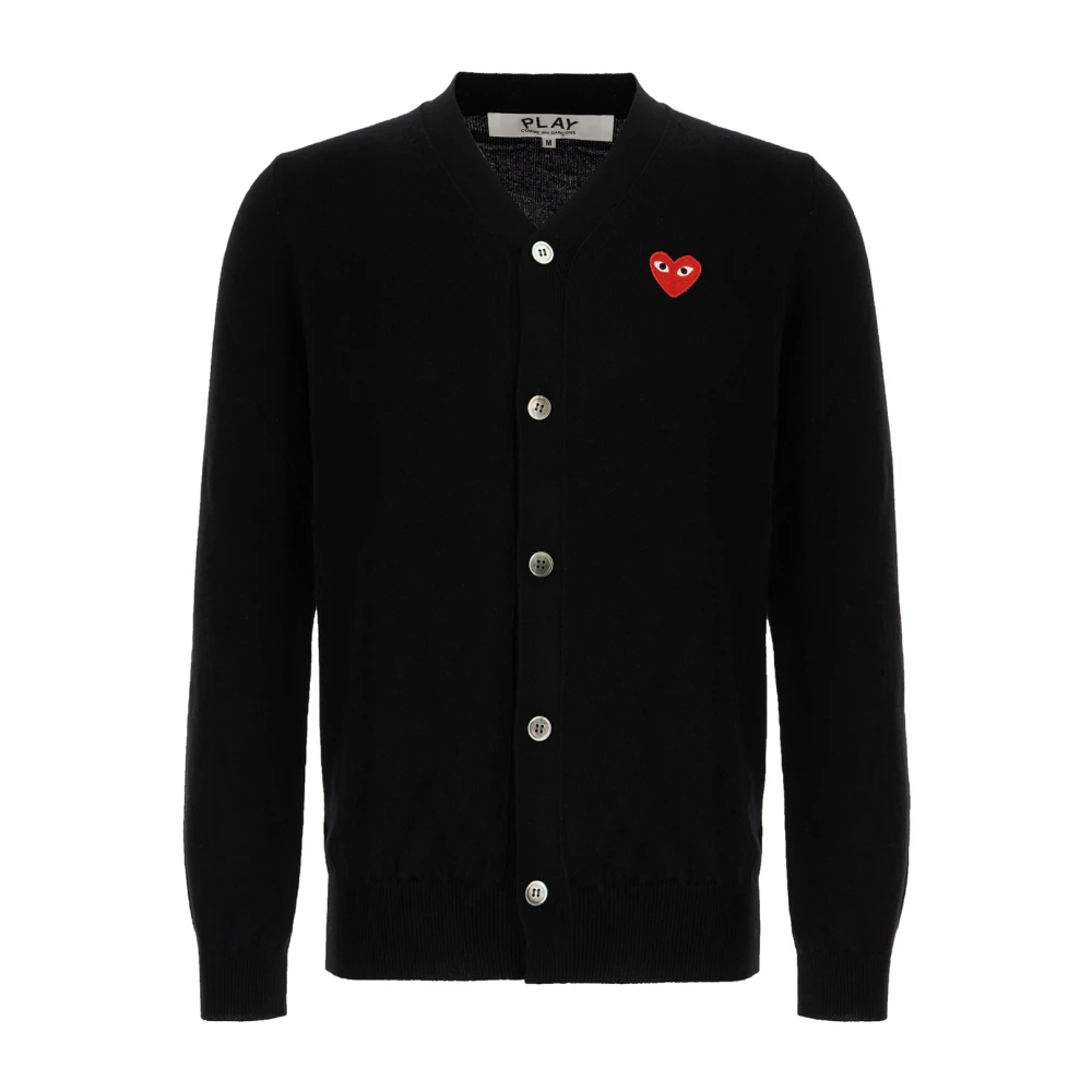 Comme des Garçons Play Stijlvolle Gebreide Collectie Black Heren