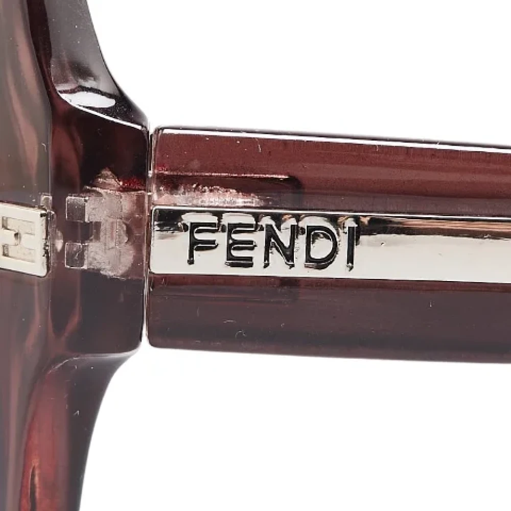 Fendi Vintage Pre-owned Glass sunglasses Purple Dames