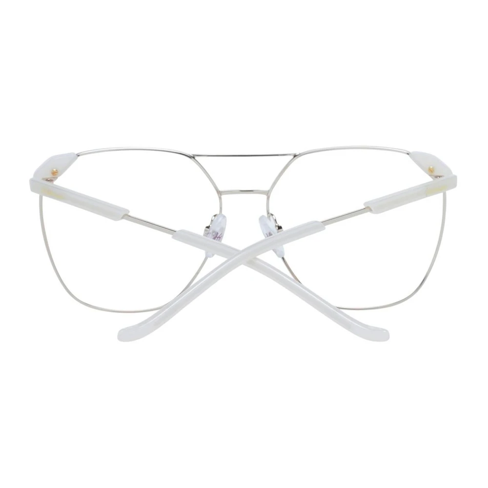 Ana Hickmann Zilveren Vierkante Metalen Optische Frames Gray Dames