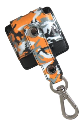 Multifärgad Camouflage Läder Airpods Fodral