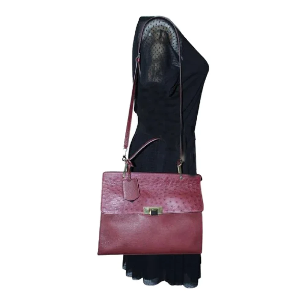 Balenciaga Vintage Pre-owned Fabric handbags Brown Dames