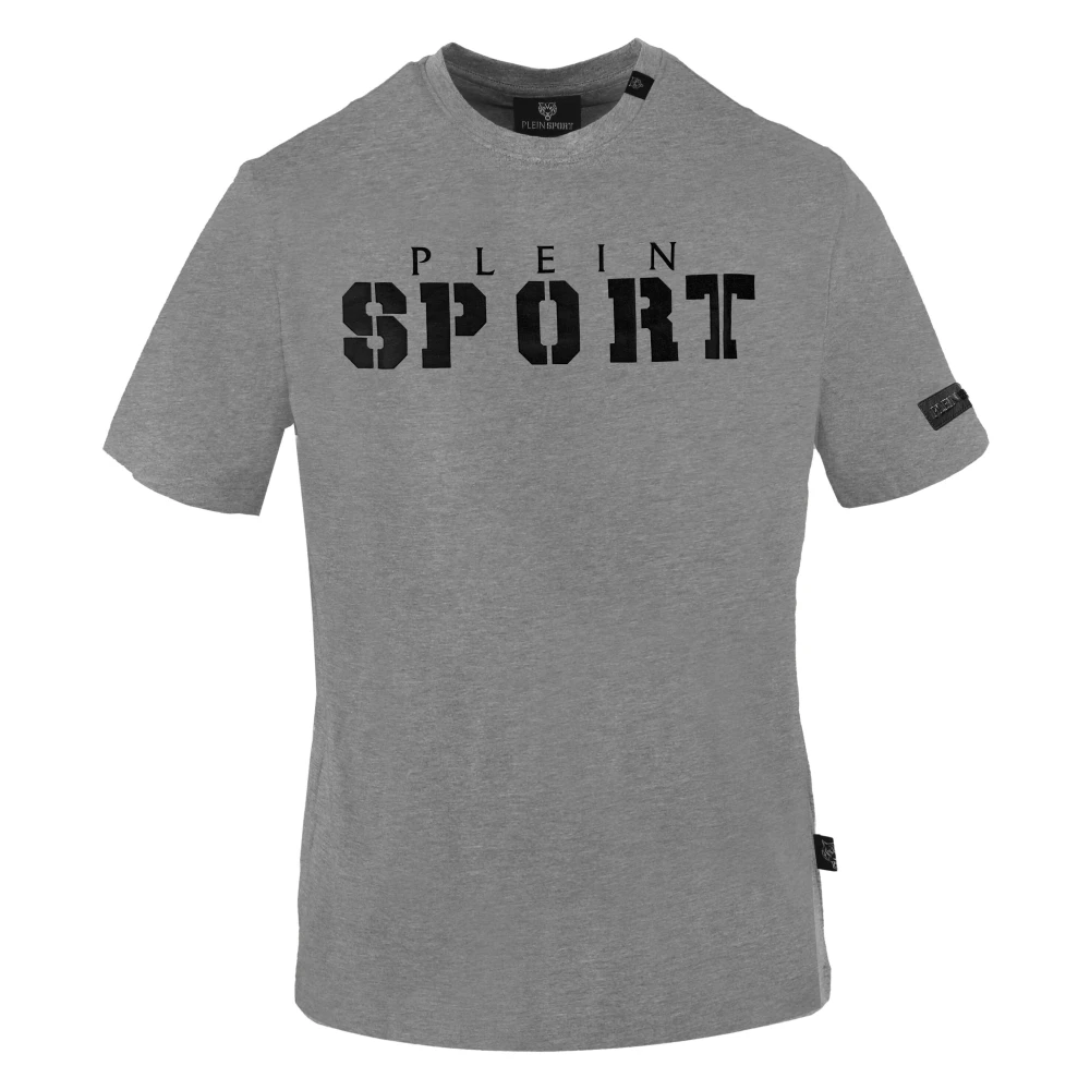 Plein Sport Korte mouwen ronde hals katoenen T-shirt Gray Heren