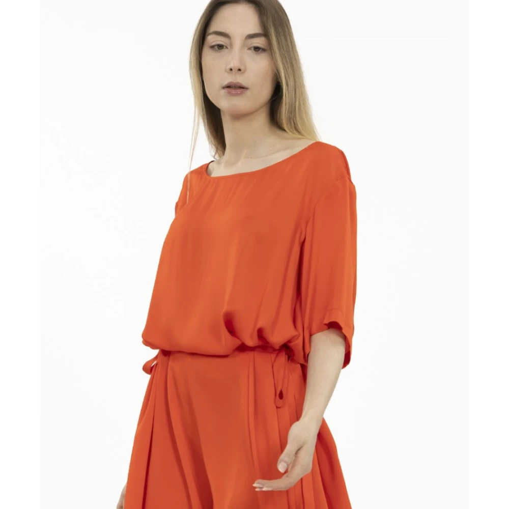 Aspesi Korte Jurk Red Dames