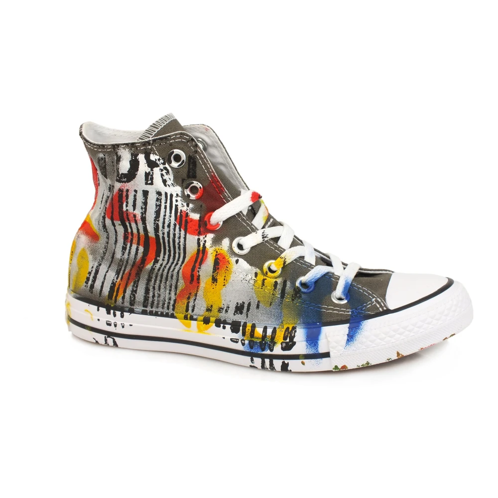 Converse Handgeschilderde Sneakers Dames Schoenen Veelkleurig Multicolor